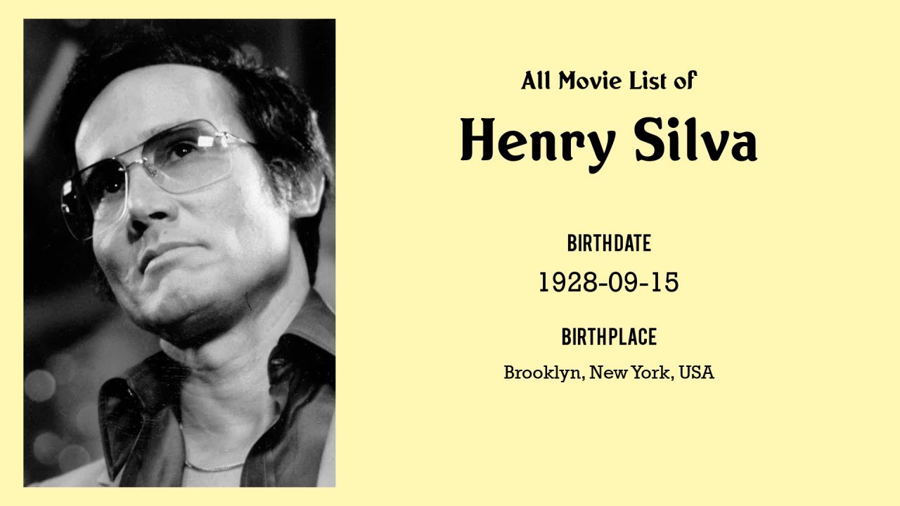 Henry Silva Movies list Henry Silva| Filmography of Henry Silva