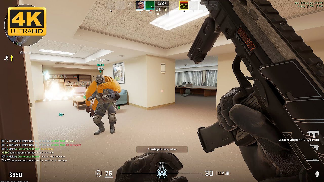 Counter Strike 2 OFFICE Ranked Gameplay 4K