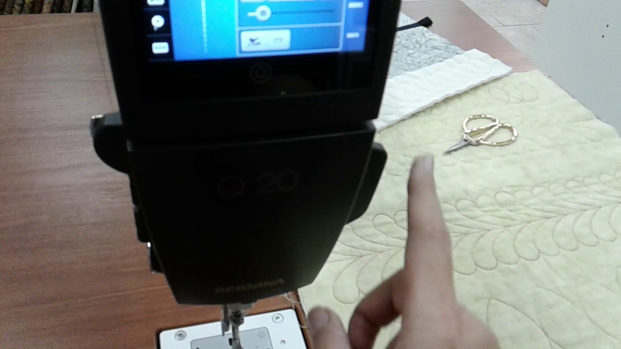 Bernina Q20 sit down machine