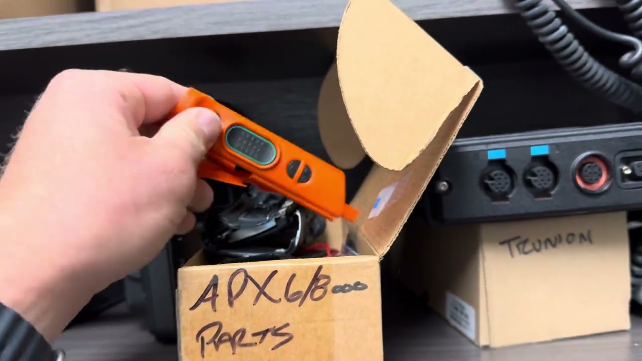 Part 1 of my entire radio collection - the office stash. Motorola APX, XTL and more.