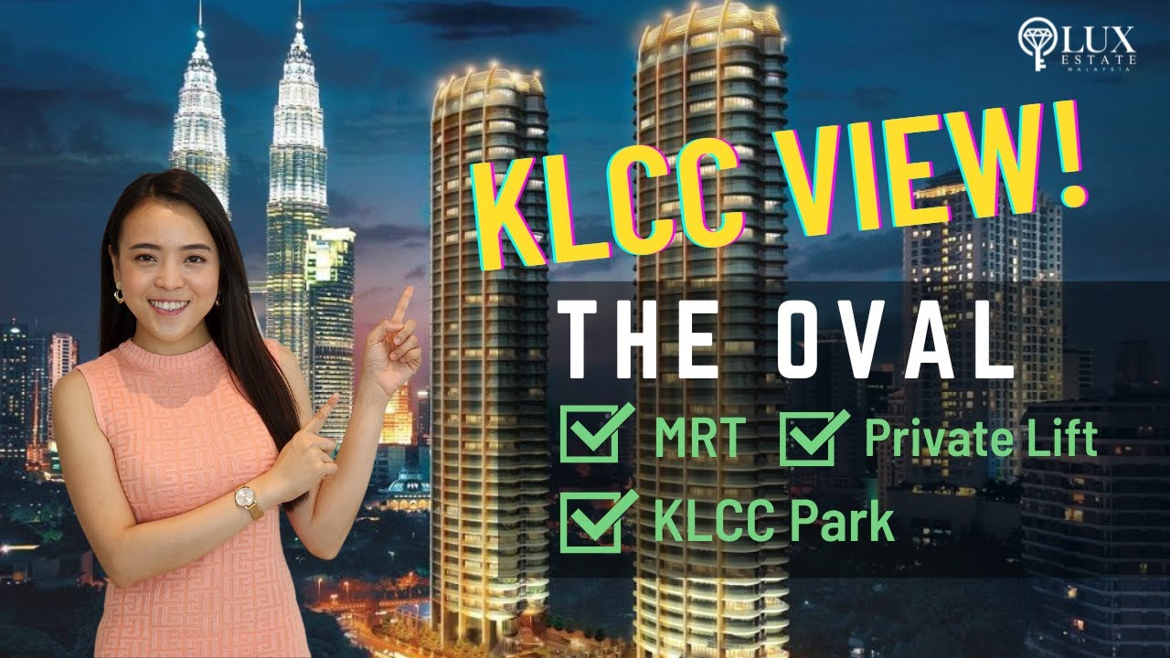 The Oval KLCC with Twin Tower View and MRT Station!