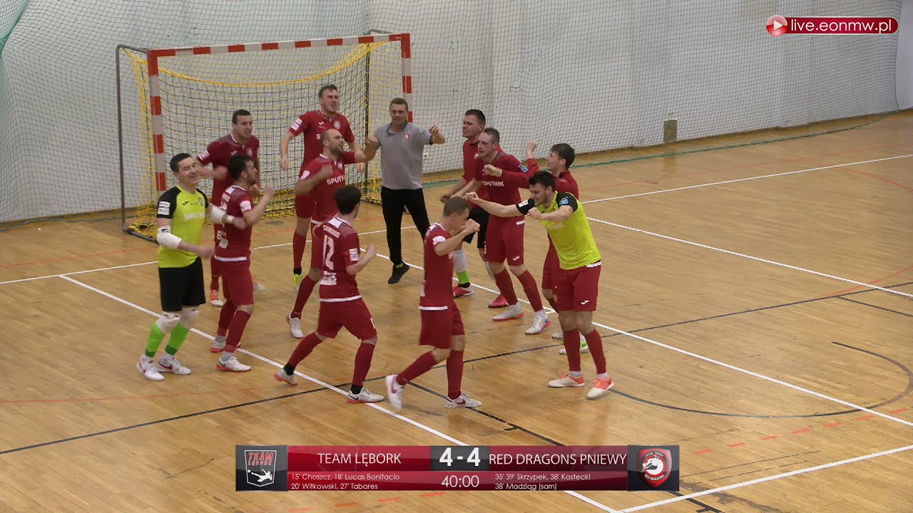 1/2 PP mecz nr 2 - Team Lębork - Red Dragons Pniewy 4-4 (3-0)  21.04.2021