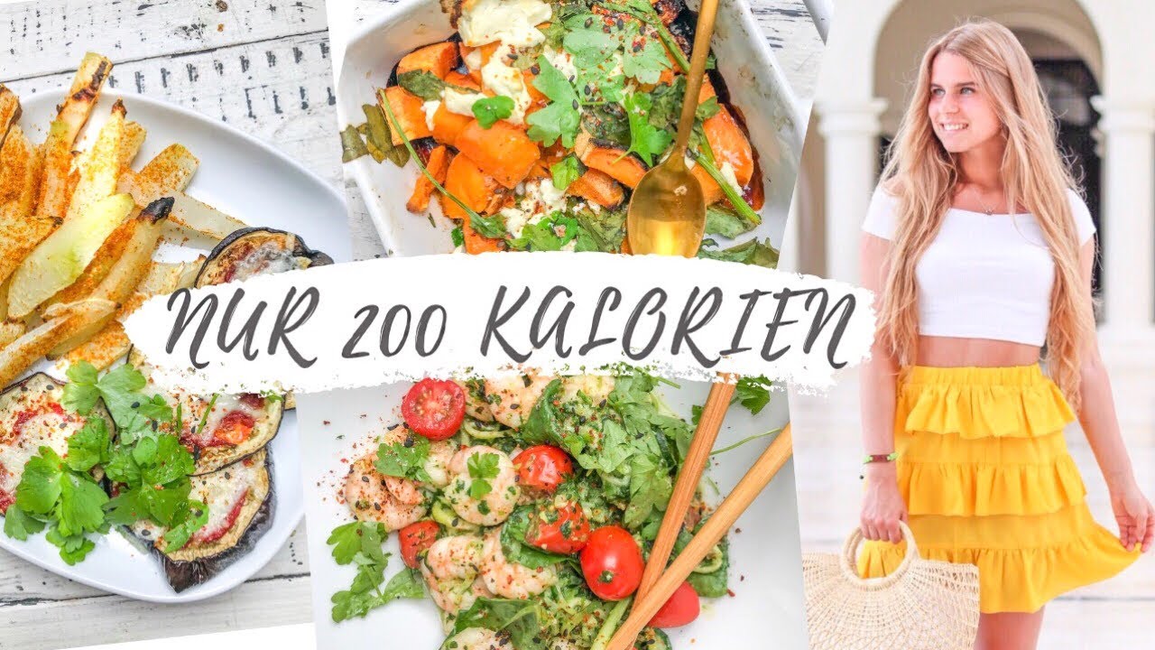 Rezepte unter 200 Kalorien I sättigend, gesund, lecker I Diät, gesund abnehmen
