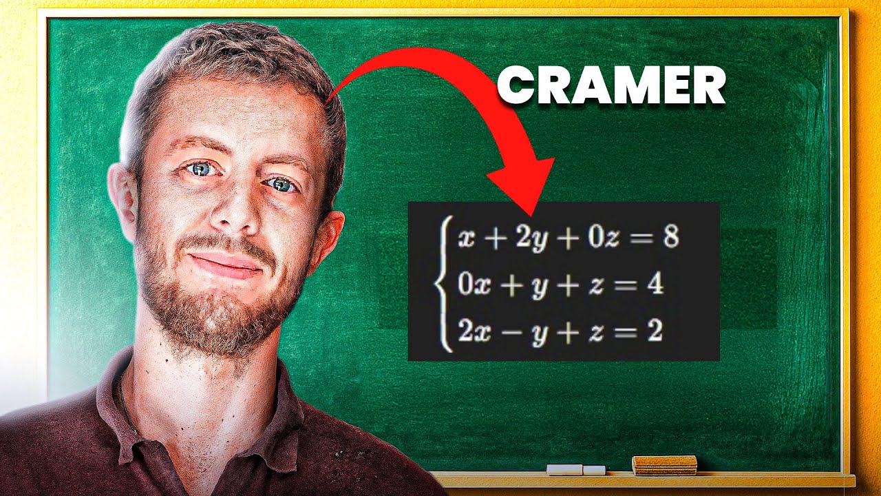 Résoudre un système linéaire par la méthode de cramer
