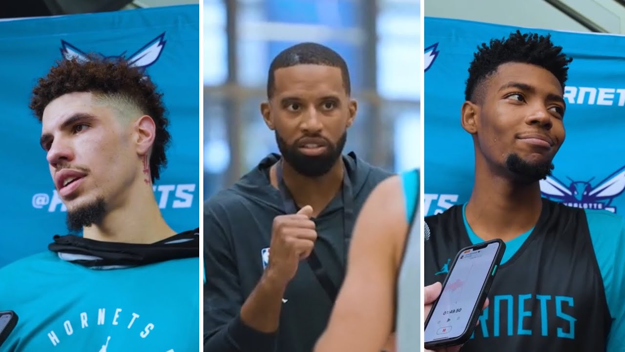 Media & Highlights from Day 1 of Hornets Training Camp | Charles Lee, LaMelo Ball, Brandon Miller