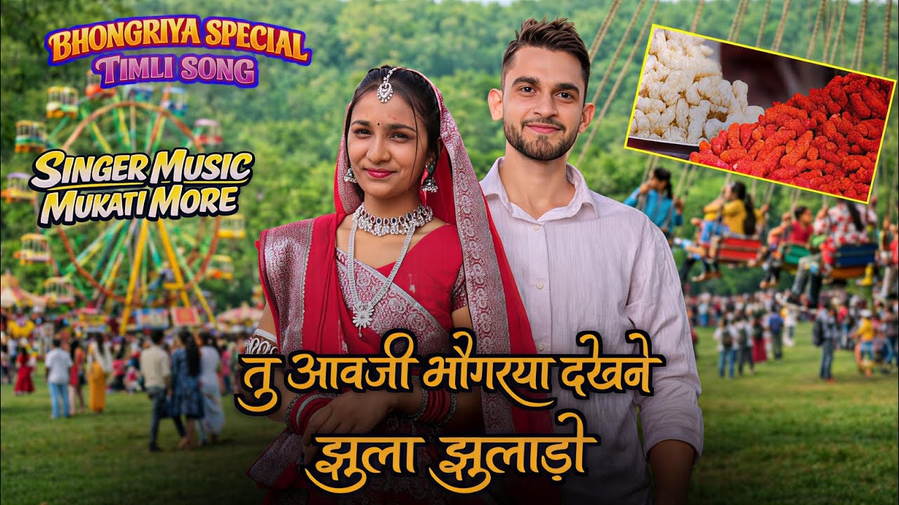 🔥#Bhongriya Song तू आवजी भोंगरया देखने झूला झूलाड़ो | Mukati More आदिवासी गाना 