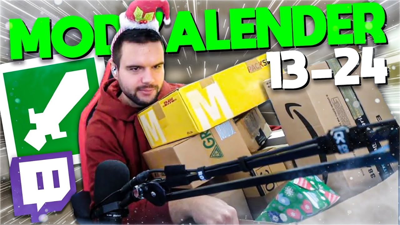TEIL 2 vom 600€ TWITCH MOD Adventskalender! 😂 Türchen 13-24  | TrilluXe
