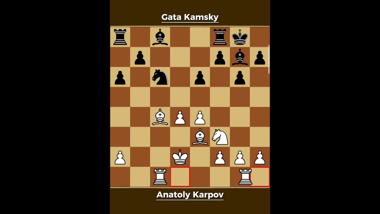 Anatoly Karpov vs Gata Kamsky ◉ International (Cat.17), Tilburg-Netherlands 1991