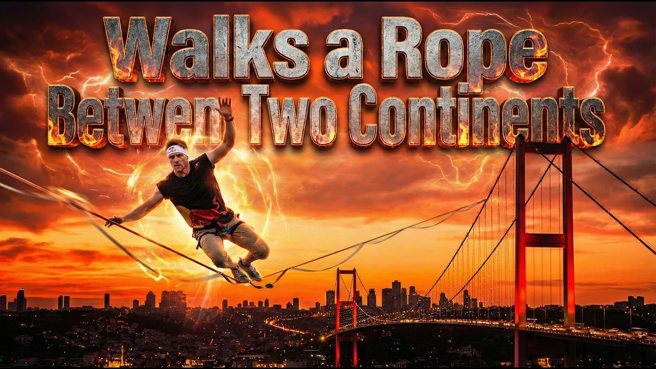 Walking From Asia to Europe on a Rope | Jaan Roose’s Continental Pass in Istanbul