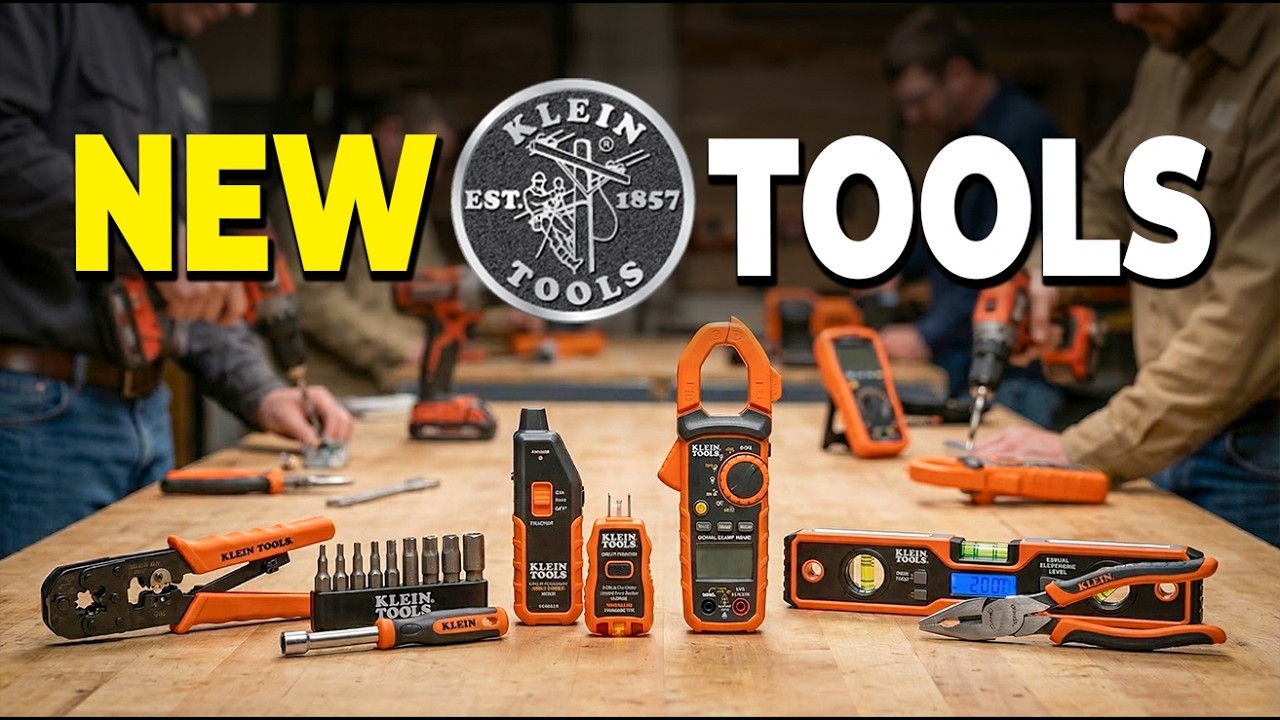 20 НОВЫХ инструментов Klein, которые понадобятся каждому электрику в 2026 году