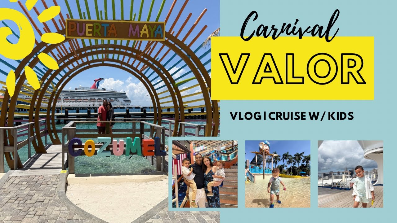 Carnival Valor Vlog | cruise out of NOLA with toddlers | Allegro Resort Cozumel Day Pass