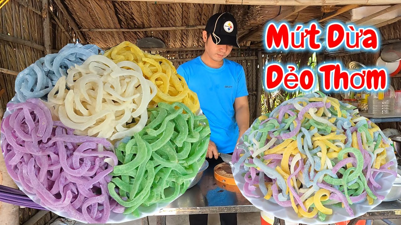 Cách Làm MỨT DỪA NON Dẻo Thơm Để Lâu Không Bị Hôi Dầu | Thuận Miền Tây#176