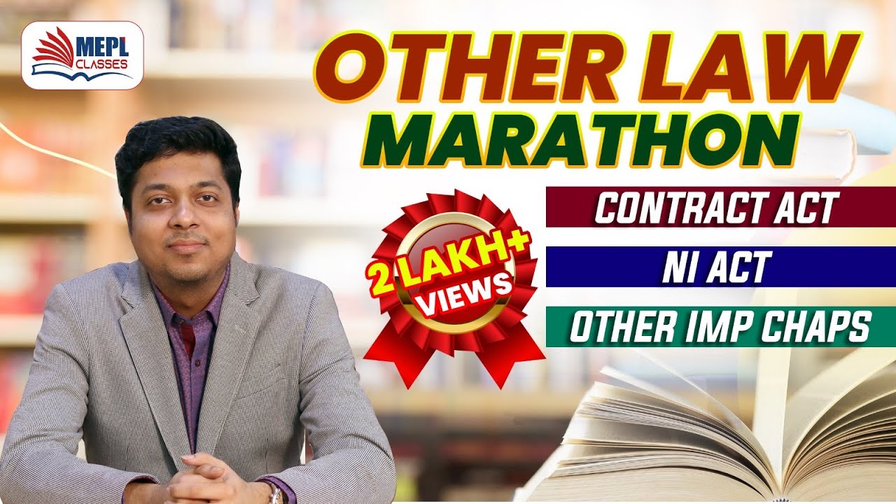 Other Law Marathon | CA/CMA INTER & CS EXECUTIVE |  Mohit Agarwal