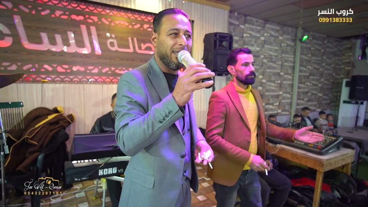 الفنان مصطفى أبو الفوز حفلة العريس علي الشواخ من أفراح عشيرة طي  الجزء الاول