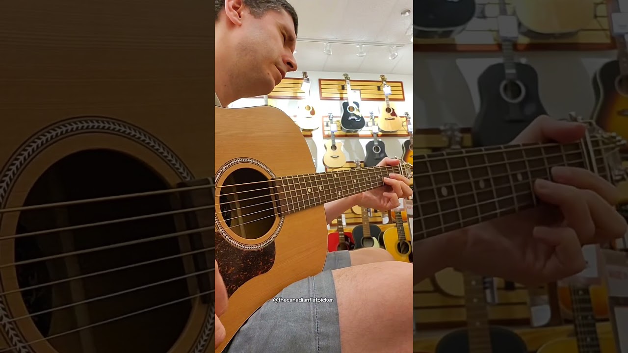 Flatpicking the Nashville Blues on a Seagull S6 🇨🇦. #Bluegrass #Musicpractice #seagulls6