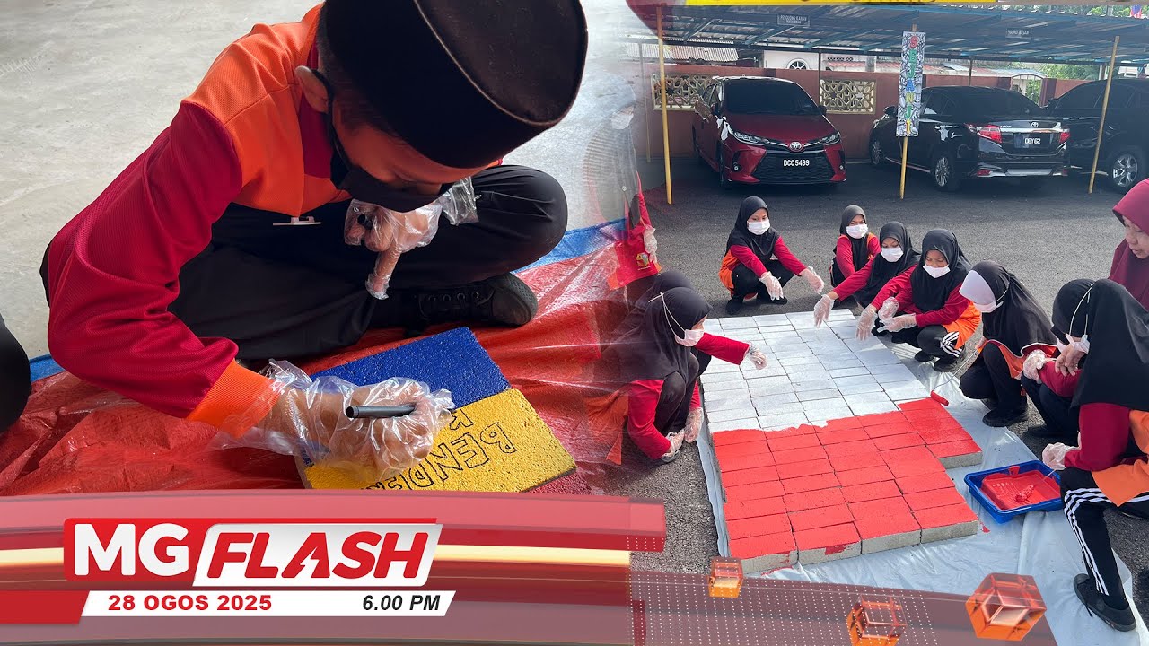 Tembok Harapan Murid SK Bechah Keranji Serikan Sambutan Kemerdekaan #MGFlash