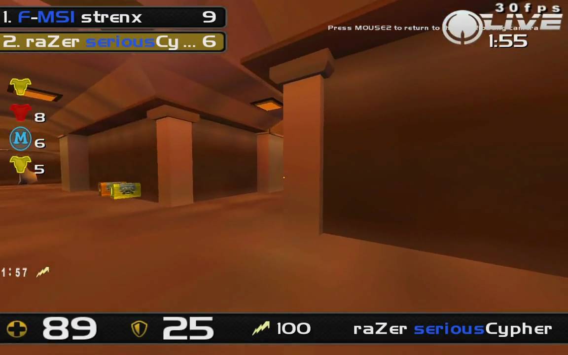 Quake Live 1v1 duel cypher vs strenx ztn comeback