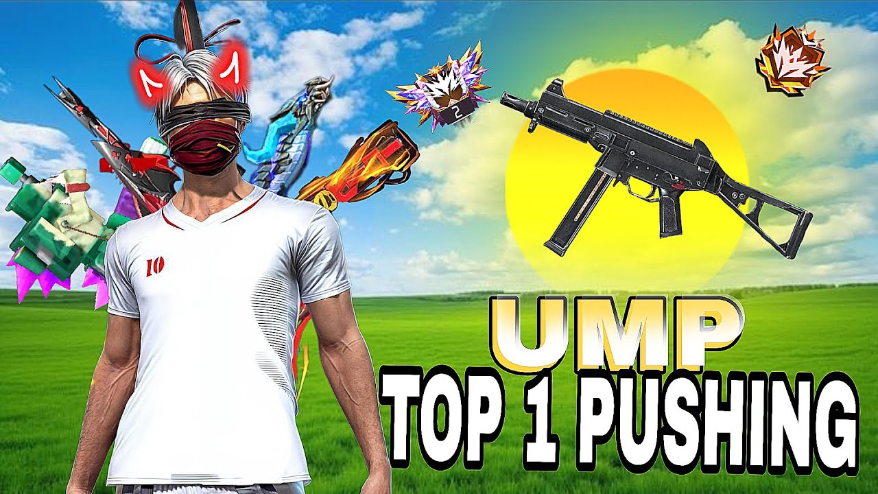 PUSHIN WEAPON GLORY TOP ONE (IN UMP) WITHOUT GUN SKIN!!!😅🪽🗿