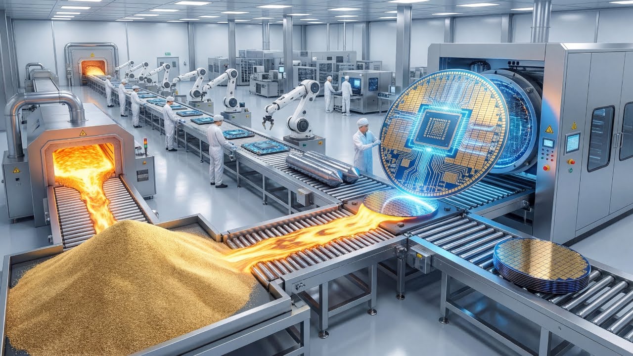 SECRET FACTORY: How They Turn Beach Sand Into Computer Brains ($100 Billion Process Exposed)