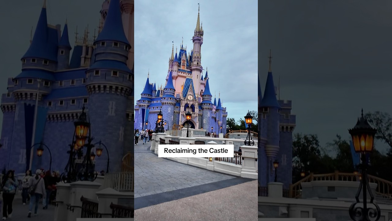 Reclaiming Cinderella Castle #disney #disneyworld #disneyparks