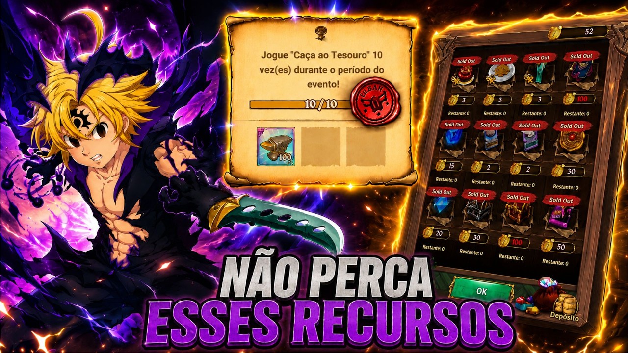 DICAS DE COMO ZERAR TODO O EVENTO E PEGAR TODOS OS RECURSOS NO 7DS GRAND CROSS !!!