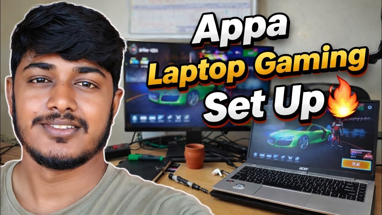 Government Laptop Gaming Set Up 🔥💯 || Esakki Info