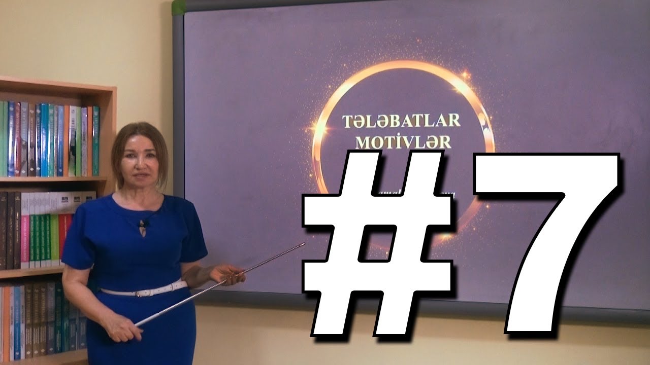 Psixologiya Videodərs 7 (Tələbatlar və motivlər)
