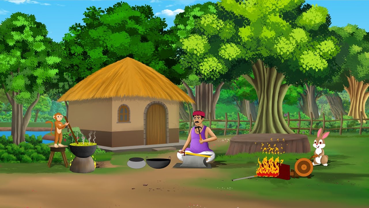 लोहार और दो अनोखे मित्र | Lohar Ka Bhagya | Hindi Story | Moral Stories | Cartoon Story