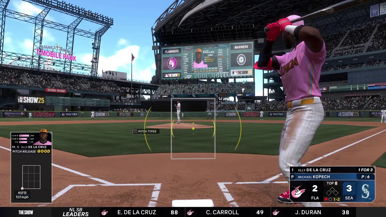 Flamingos baseball 27 @ SEA