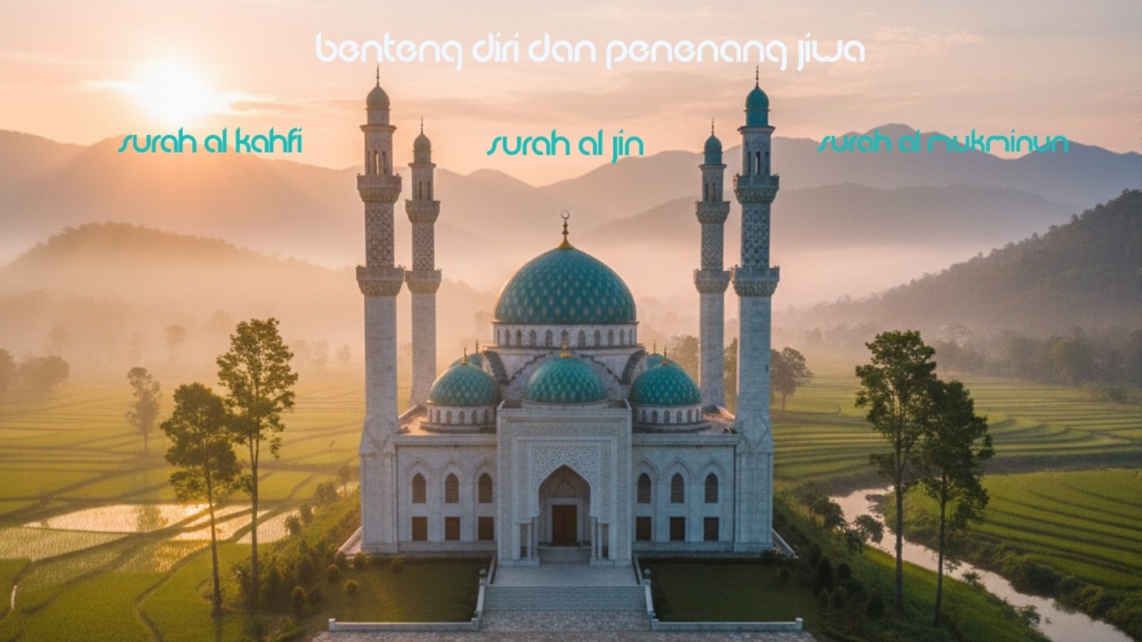 Benteng Diri & Penenang Jiwa: Surah Al-Kahfi, Al-Jin, Al-Mu'min Merdu