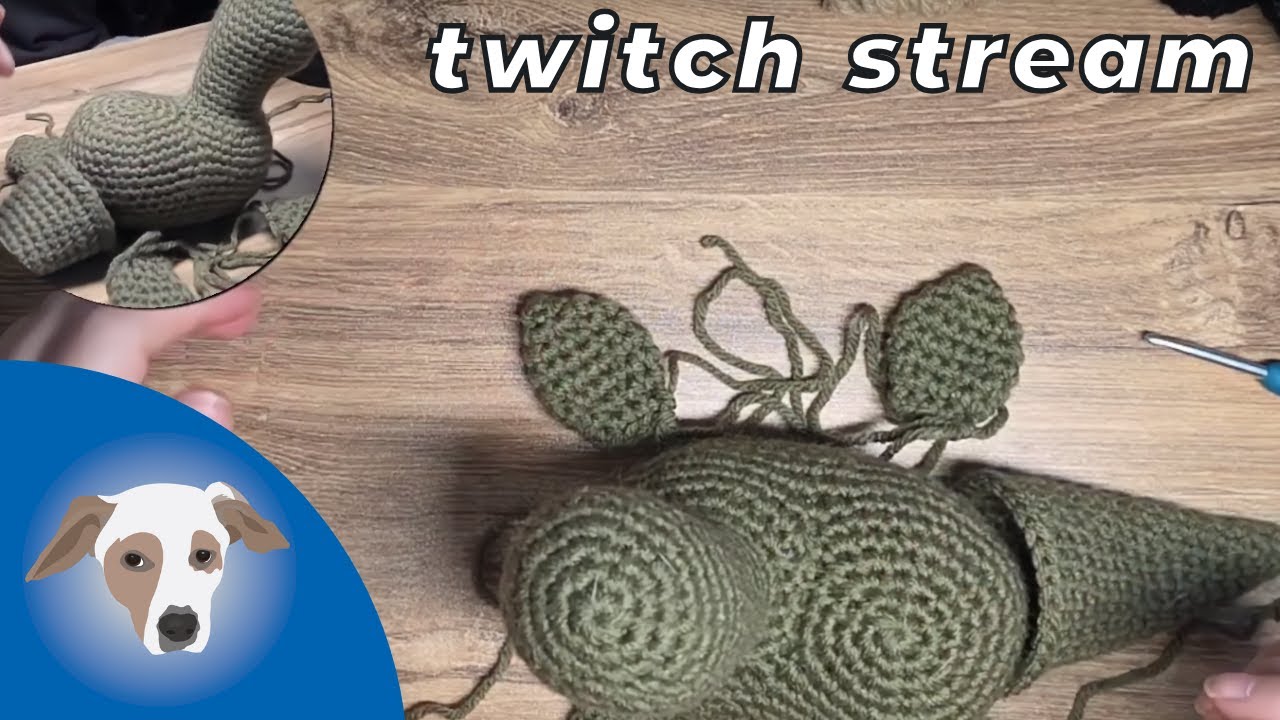 Supernatural Stitches | Crochet Cryptids: Loch Ness | Twitch Stream 8/13/2025