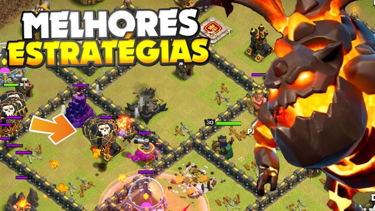 PT EM CV9 FÁCIL!! MELHORES ESTRATÉGIAS PRA PTZAR QUALQUER CV9 NO CLASH OF CLANS!!