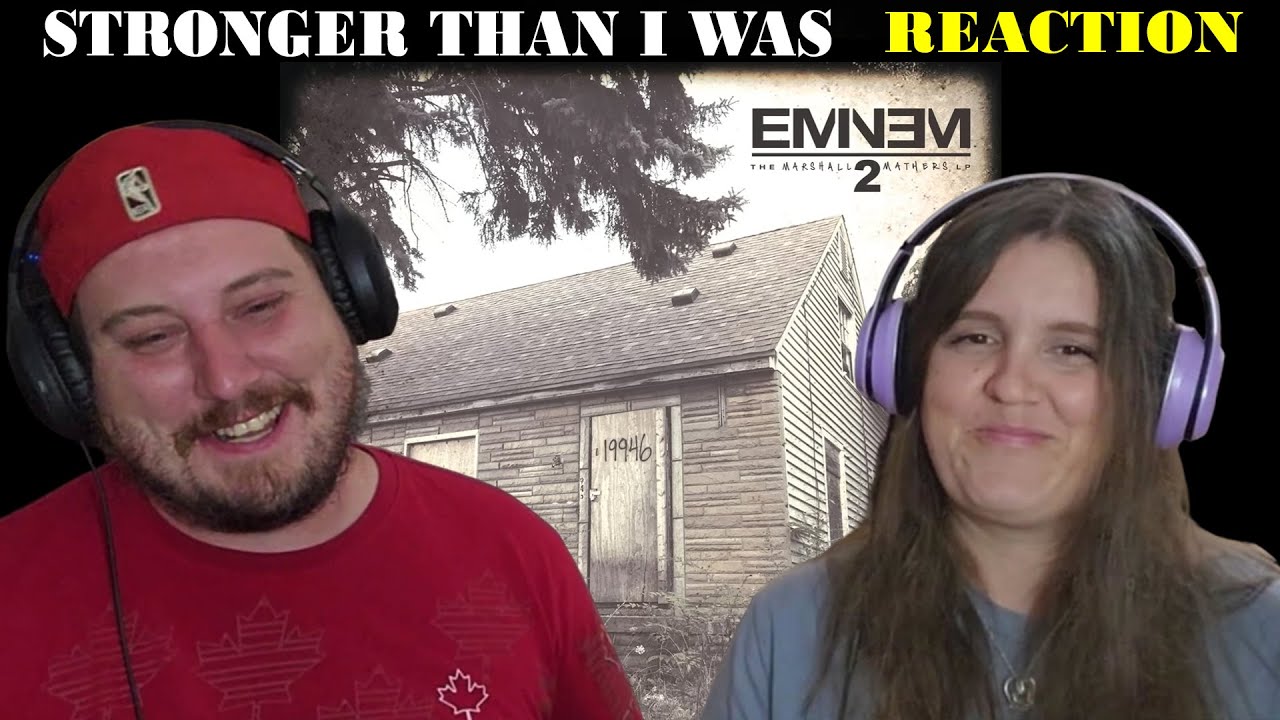 Eminem Stronger Than I Was - HER FIRST LISTEN - He can sing!