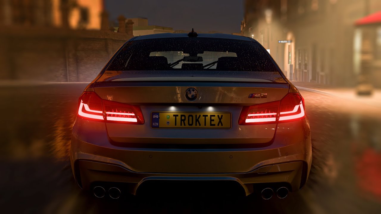BMW M5 Slow Driving in Heavy Rain - PURE SOUND | Forza Horizon 5 Gameplay