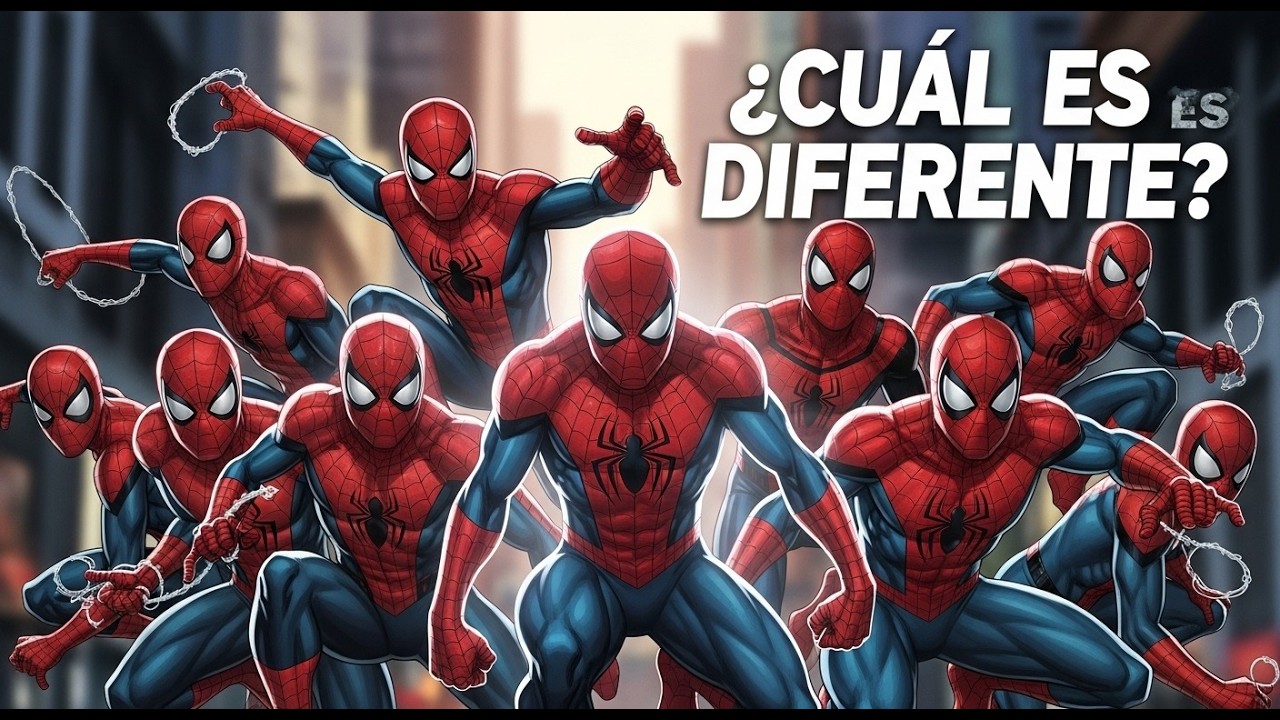 ¡Encuentra al Spider-Man DIFERENTE 🕷️ | Quiz Marvel Spider-Man  Game Edition!