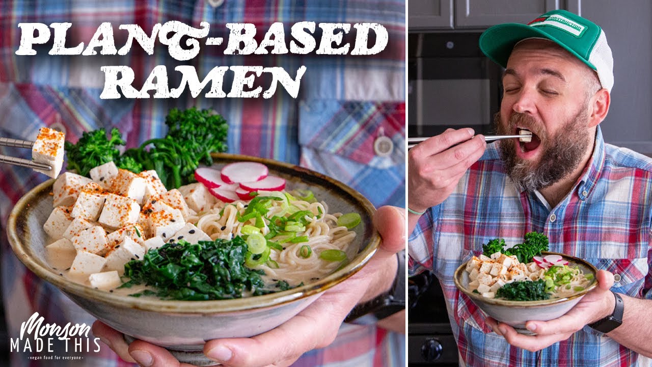 The BEST Homemade Plant-Based Ramen - Easy WFPB Recipe (gf + oil-free + nut-free option)