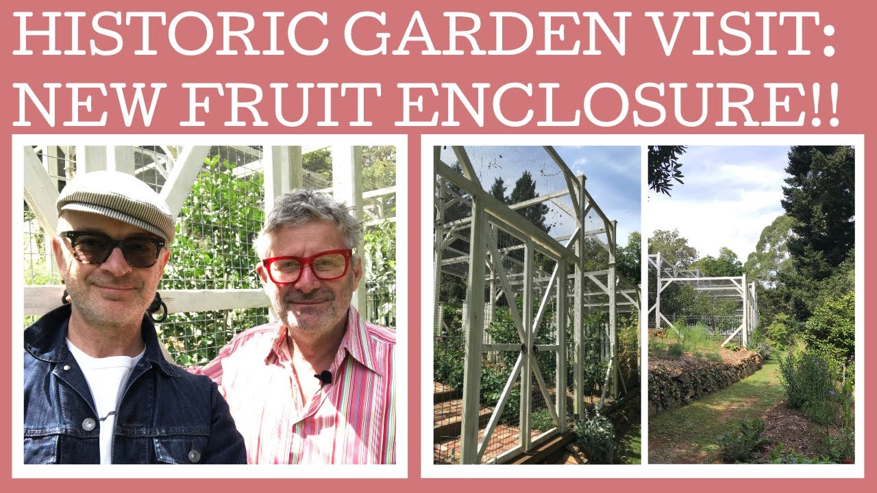 Historic garden visit! We visit a 19th century garden to look at the wonderful new fruit enclosure!