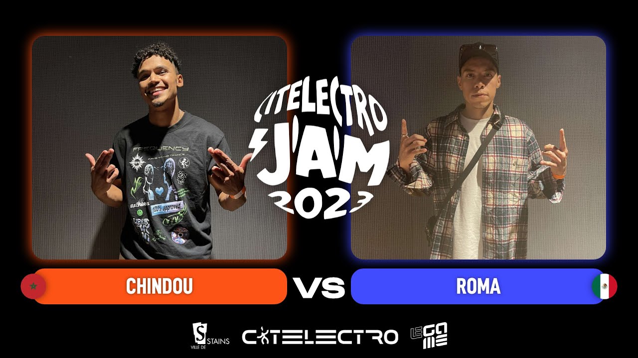 CITELECTRO JAM 2023 : 1 VS 1 INTERNATIONAL l TOP 16 CHALLENGERS VS GUESTS l CHINDOU VS ROMA