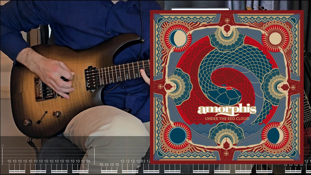 AMORPHIS - The Four Wise Ones (Guitar Cover with On Screen Tabs)