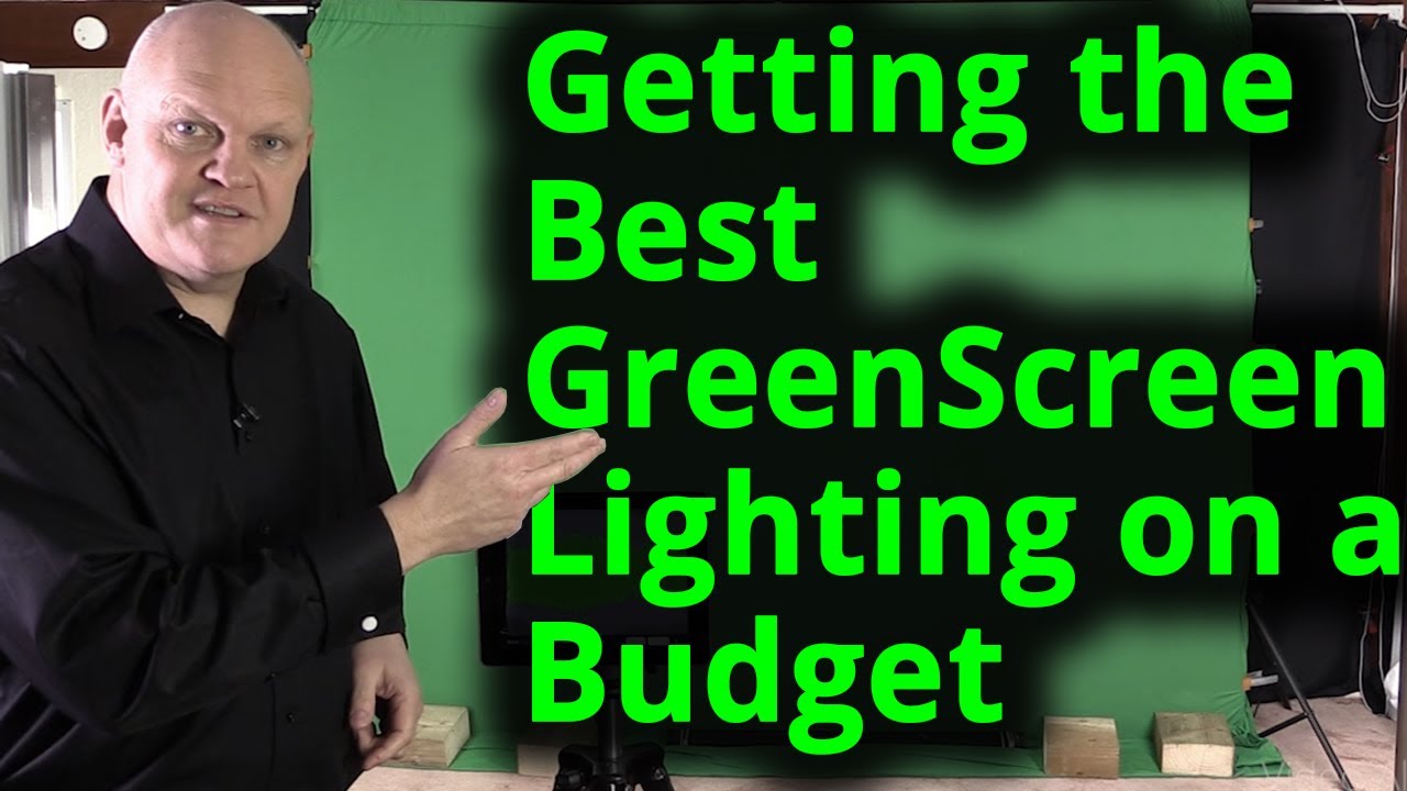 Getting the Best Green Screen Chroma key lighting setup on a budget