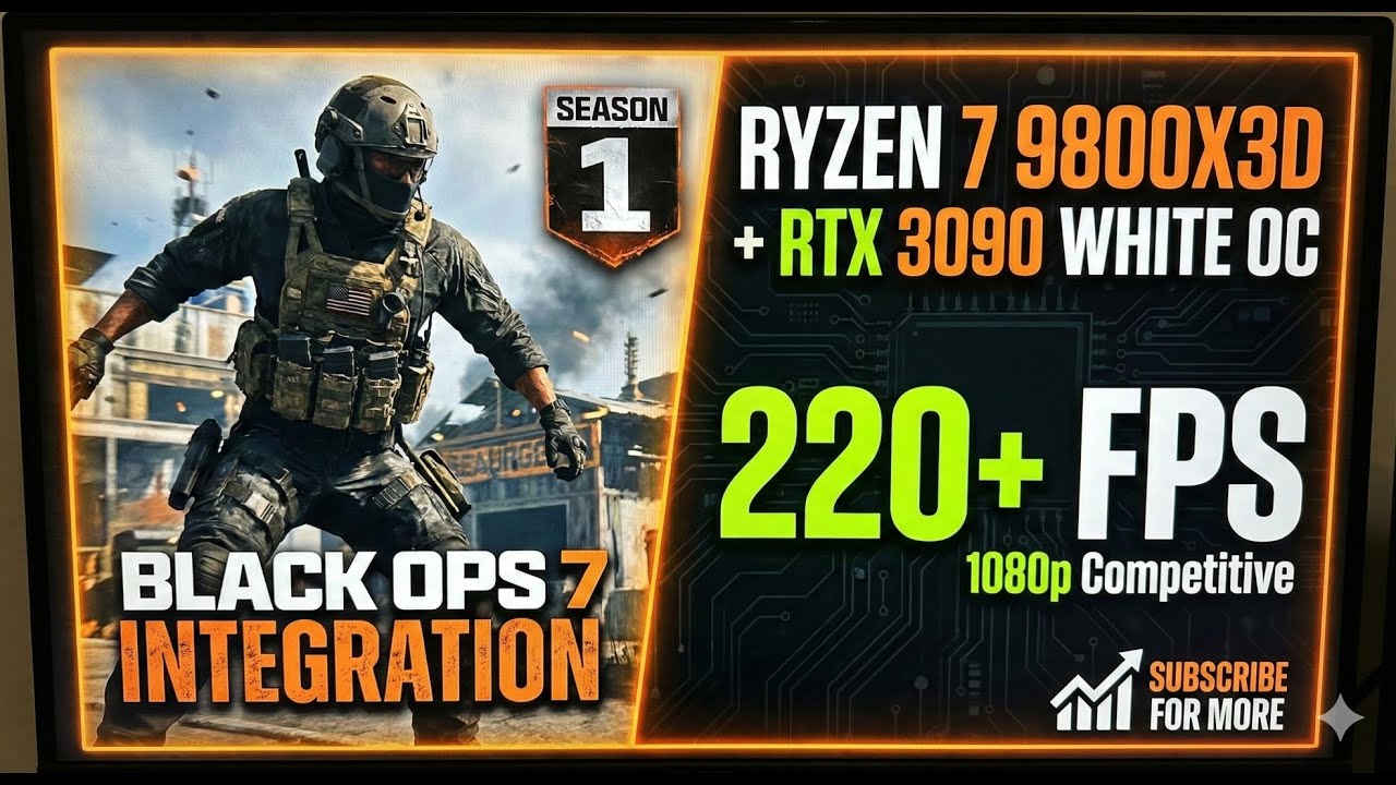 Тест производительности Warzone Season 1 Resurgence | 9800X3D + RTX 3090 | 1080p и 1440p