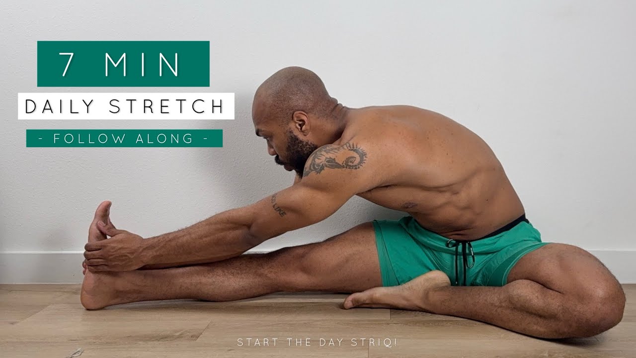 Quick Daily Stretching Routine - Increase Flexibility, Reduce Pain , No Talking