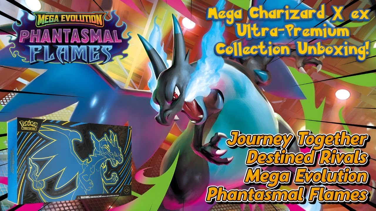 Mega Charizard X ex Ultra-Premium Collection Unboxing!