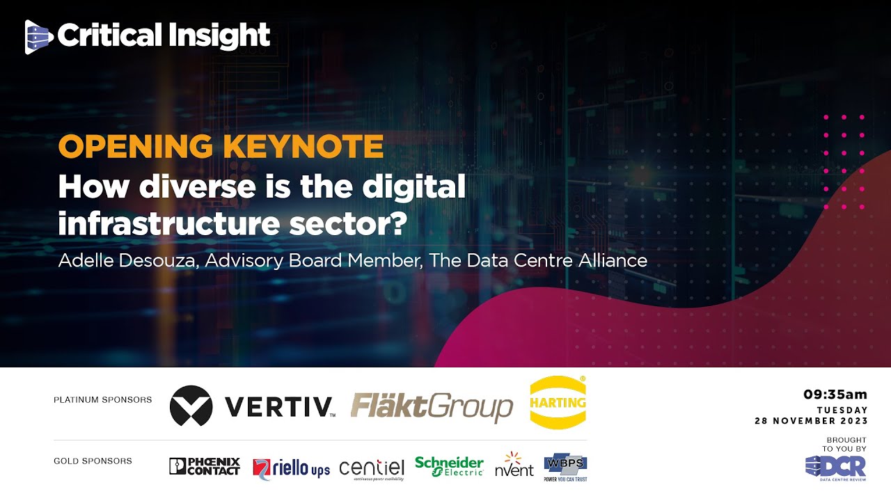 Opening Keynote: How diverse is the digital infrastructure sector?