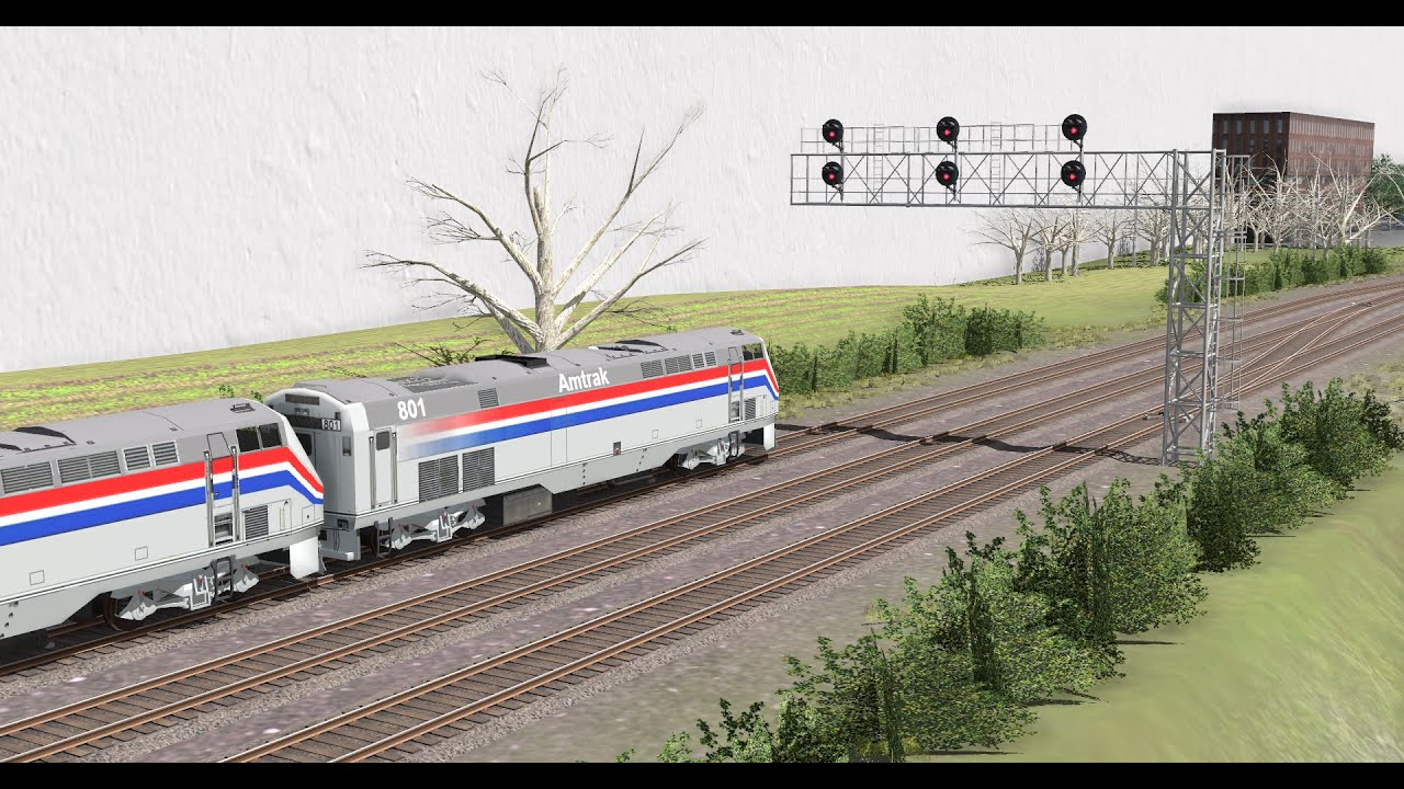 The Amtrak is late...
