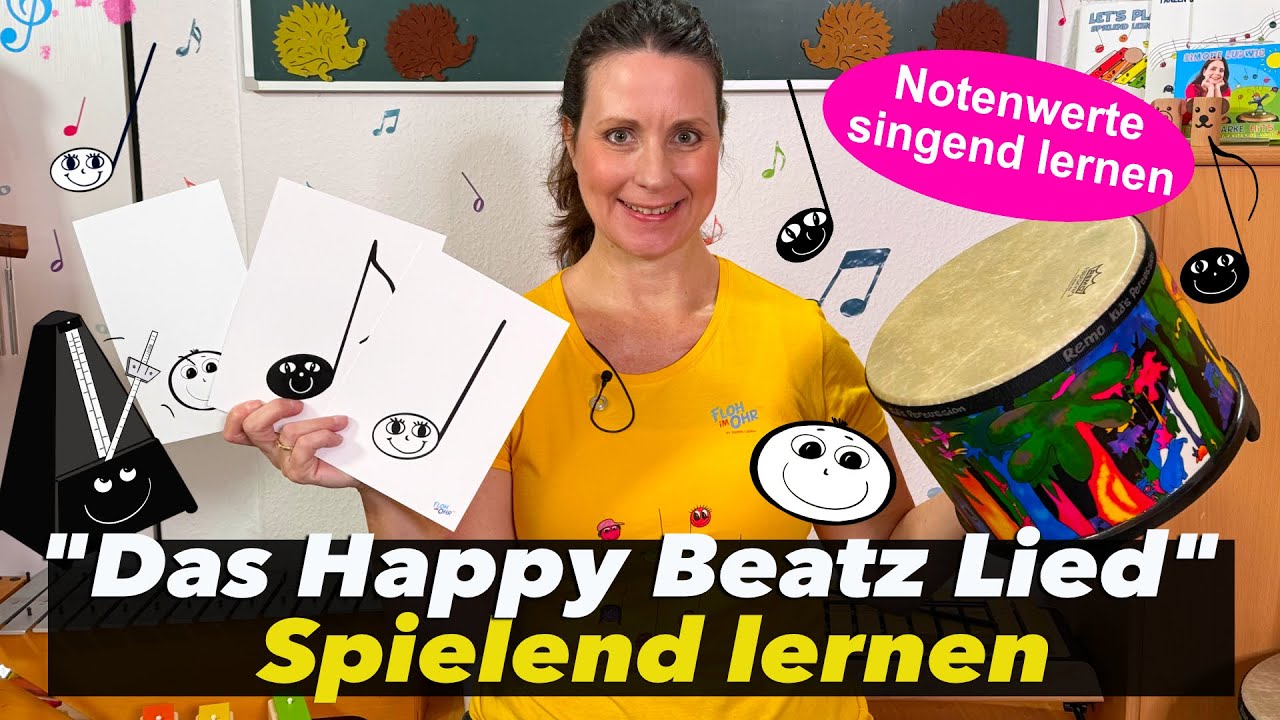 Notenwerte spielend lernen | Das Happy Beatz Lied | Simone Ludwig | Floh im Ohr TV