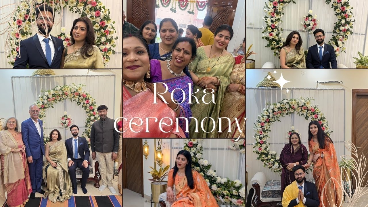 Roka ceremony of my cousin ❤️.. celebration time 🎀..#family #bond