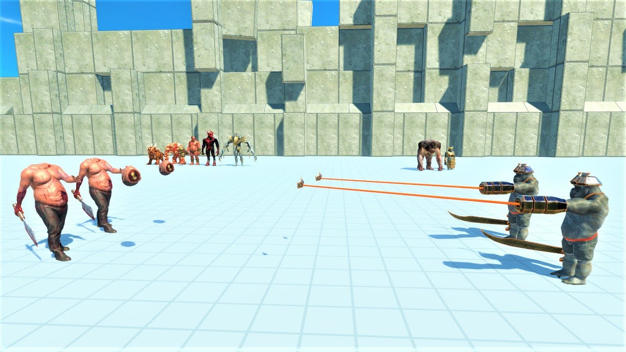 2 vs 2 infernals vs mutant primates arbs animal revolt battle simulator