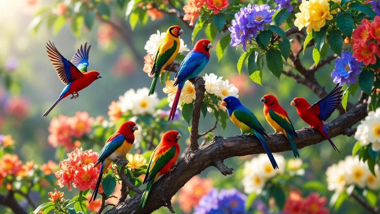 🌻 Forest Bird Melodies with Relaxing Piano | Gentle Nature Music for Calm Mind