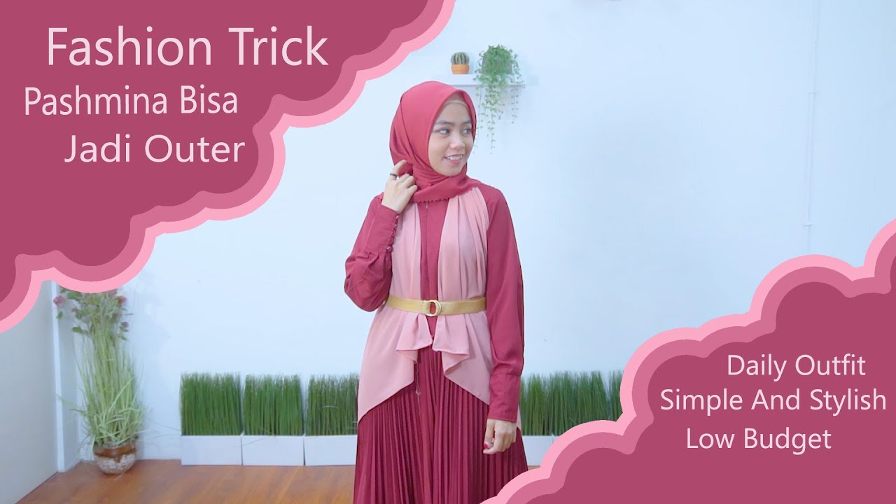 PASHMINA JADI OUTER ??? | Fashiontrick!!